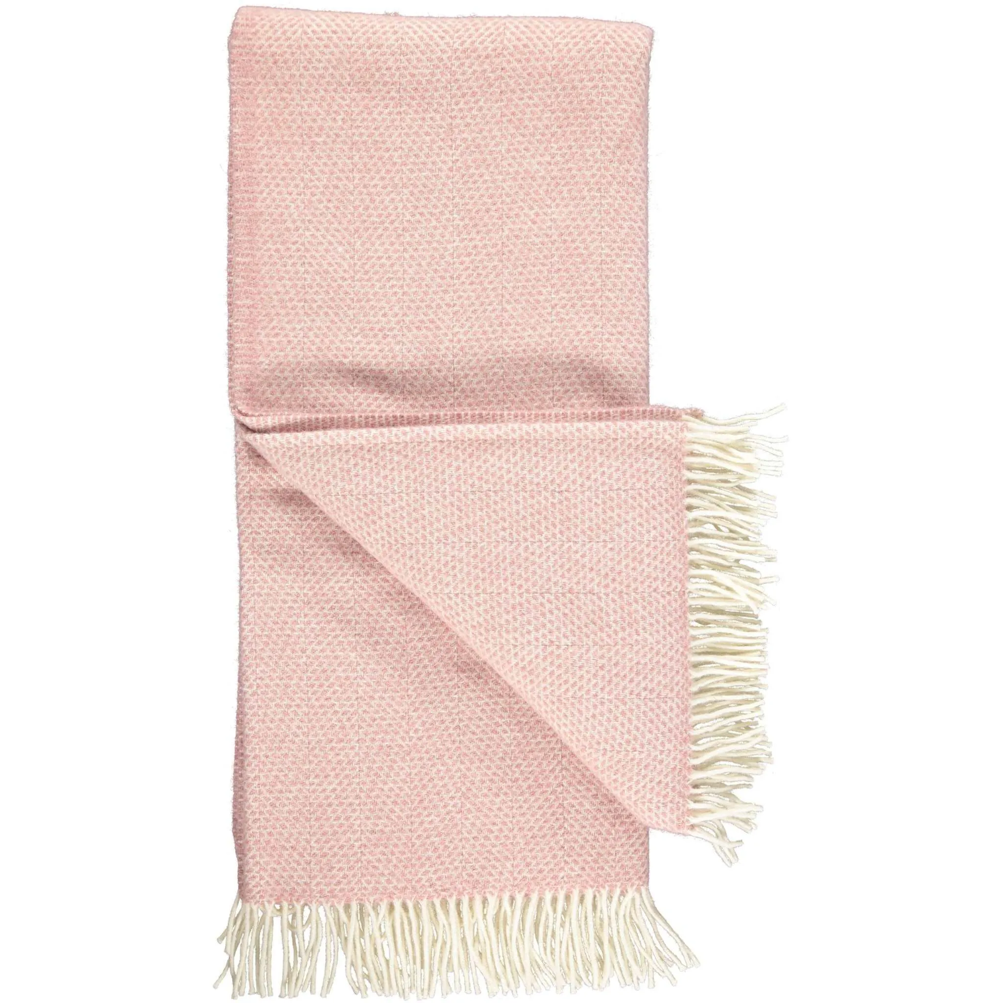 Dusky Pink Wool Throw