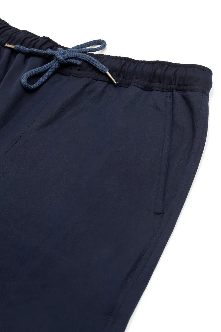 Eco Navy Stretch Joggers