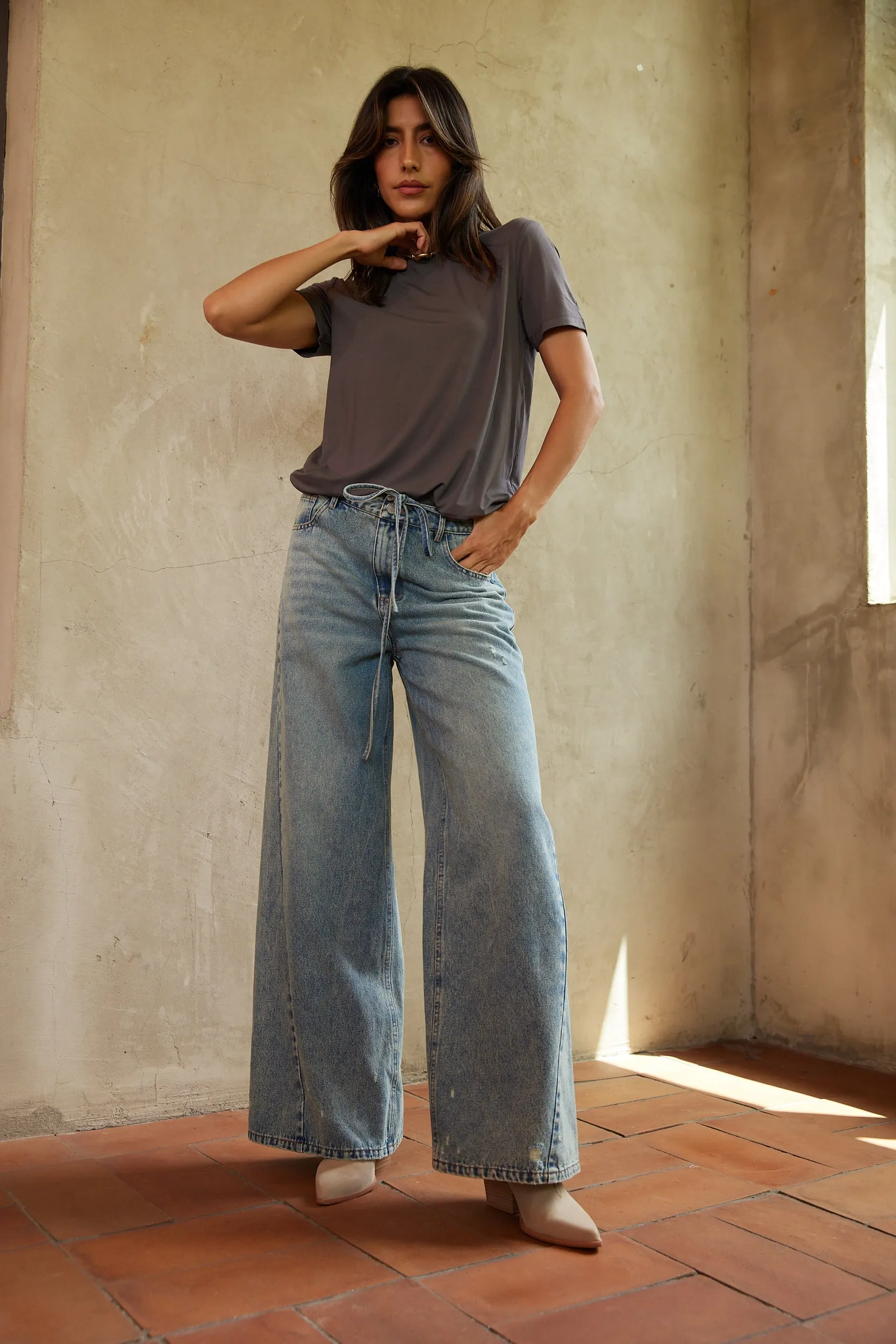 Elliot Wide Leg Jean