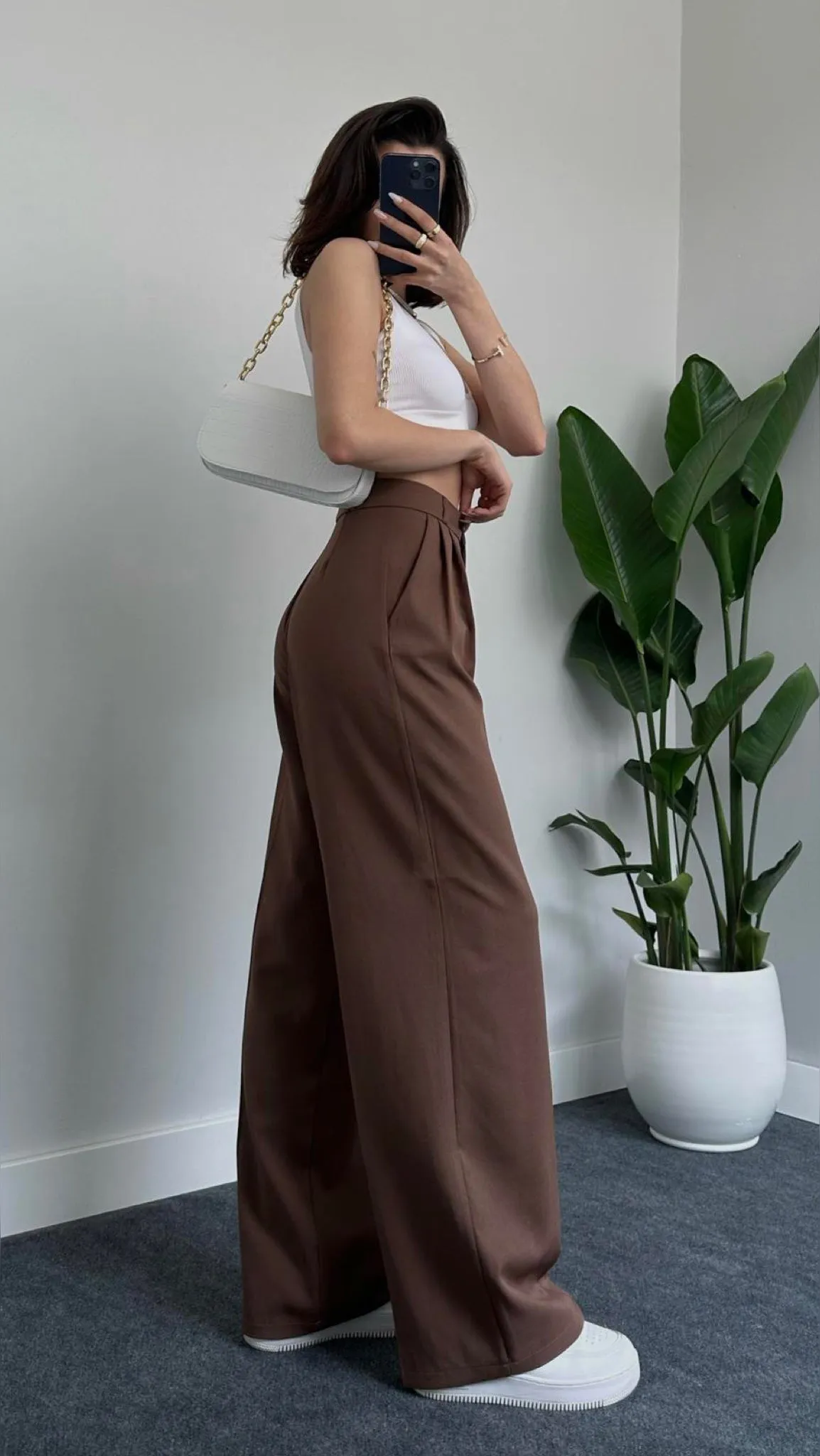 Formal Pleated Wide Leg Trouser