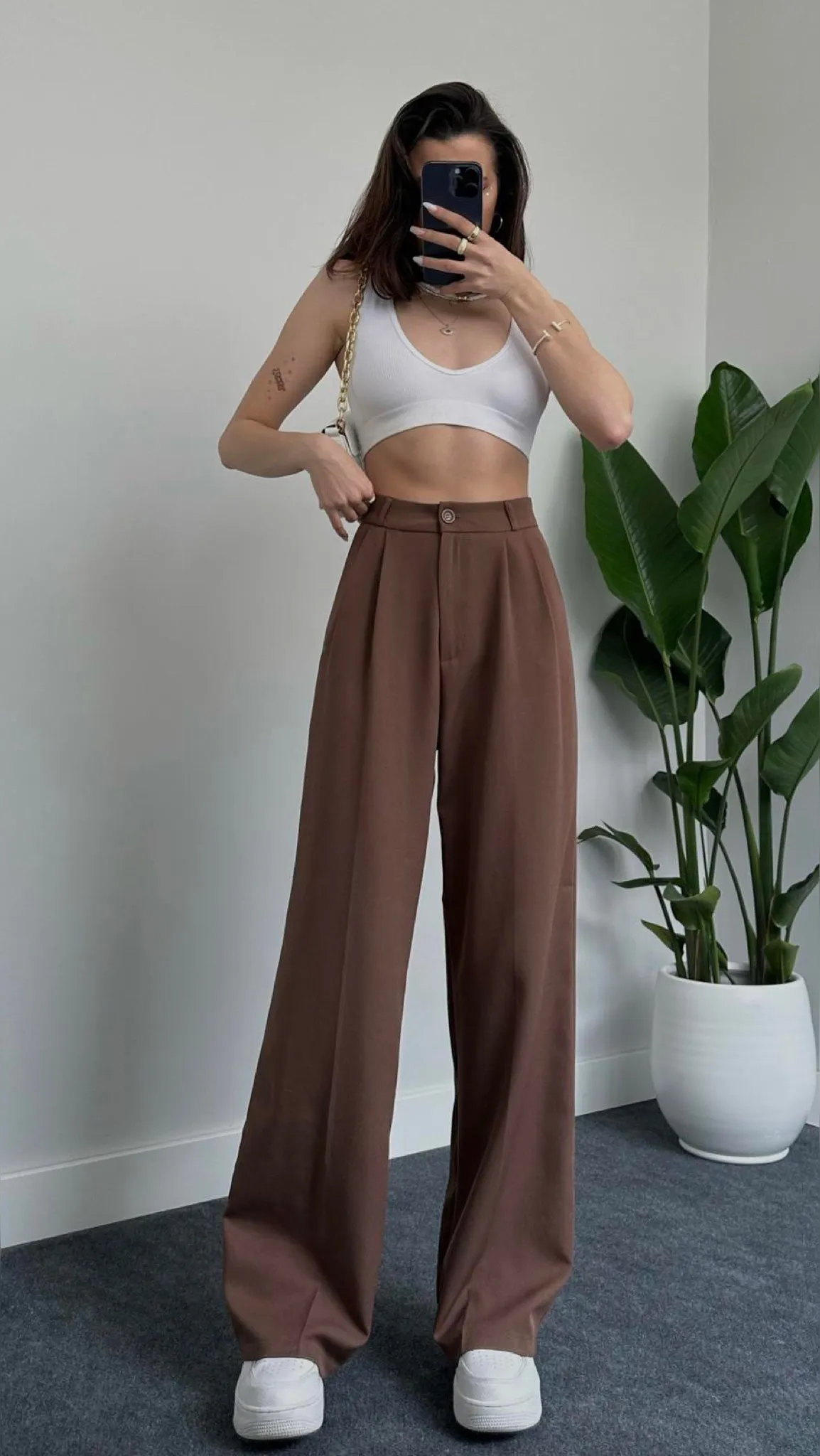 Formal Pleated Wide Leg Trouser