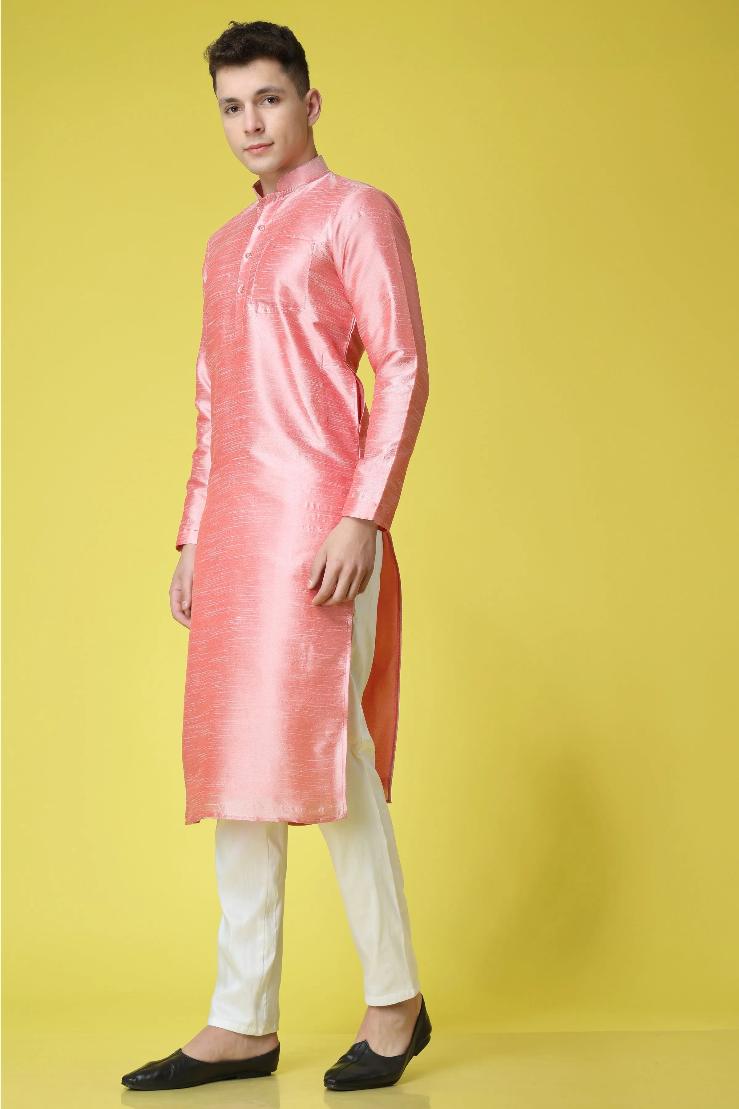 French Aroma Silk Kurta Pajama