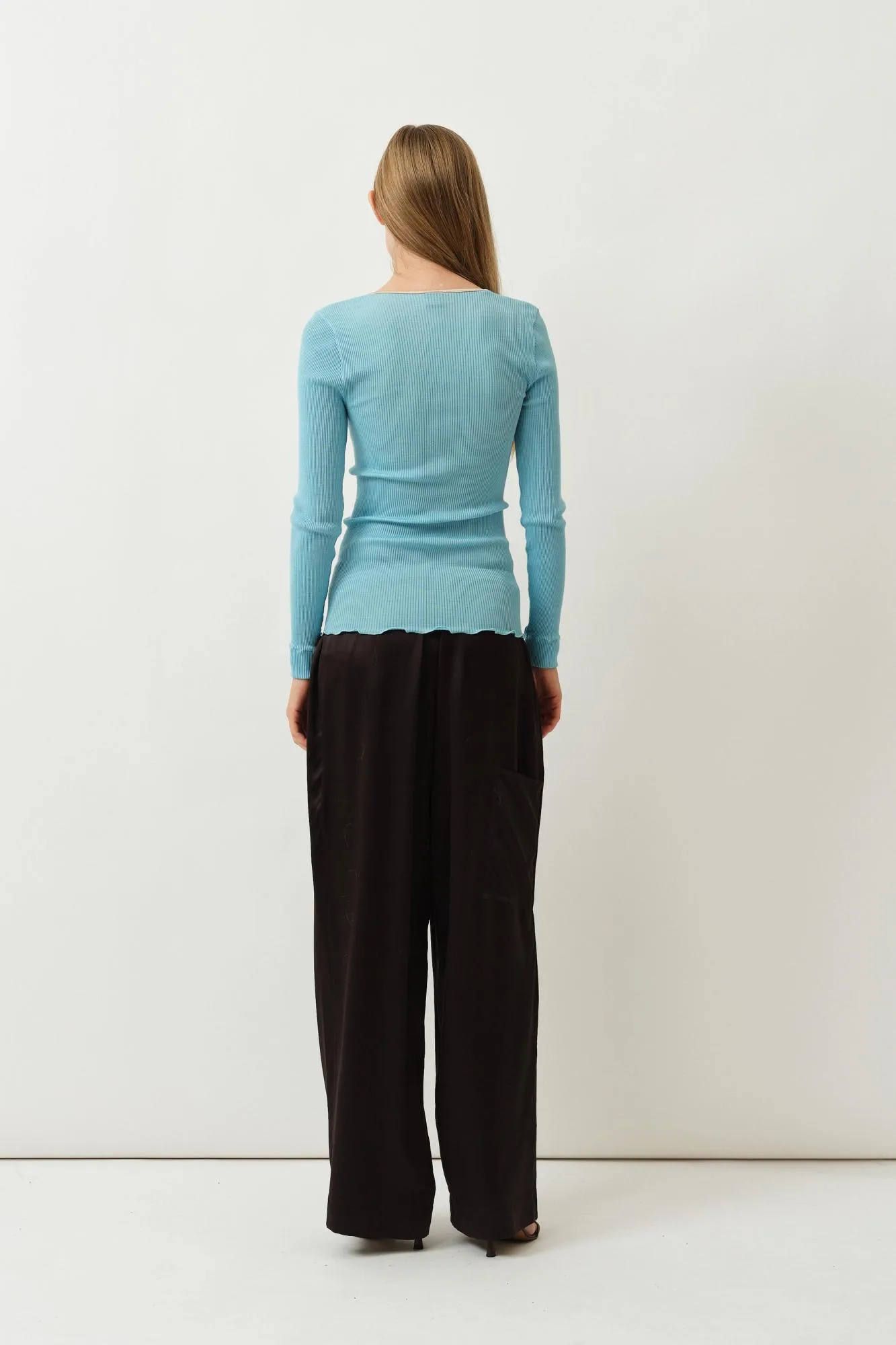 Gisa Oscalito Longsleeve Top — Tiffany