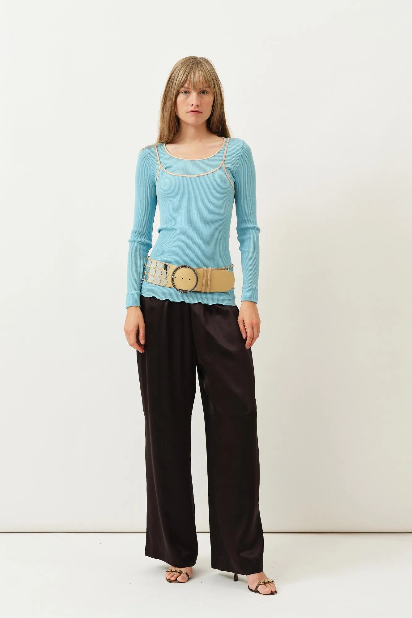 Gisa Oscalito Longsleeve Top — Tiffany