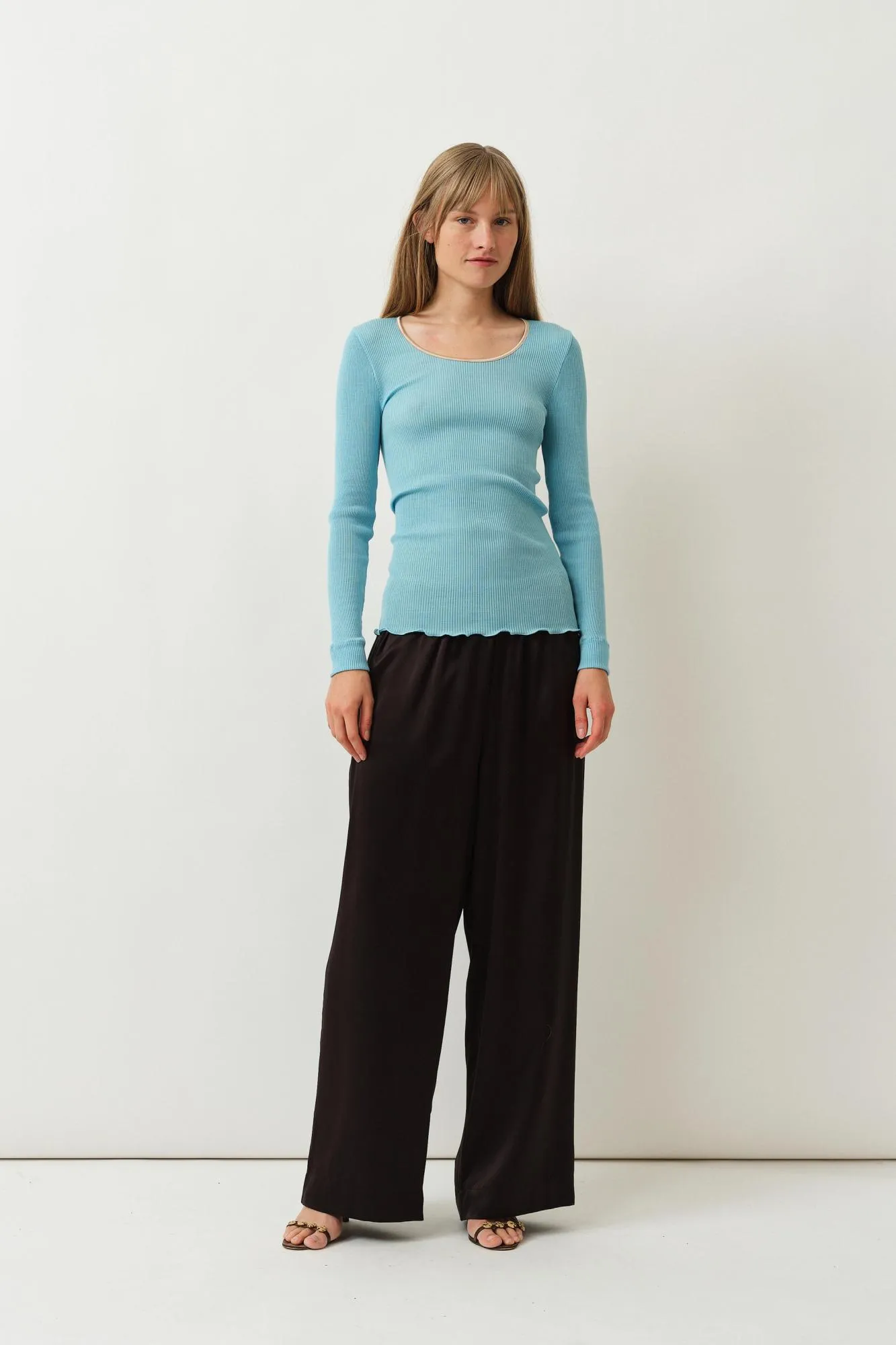 Gisa Oscalito Longsleeve Top — Tiffany