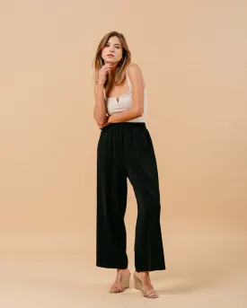 Grace & Mila - Match Noir Wide Trouser