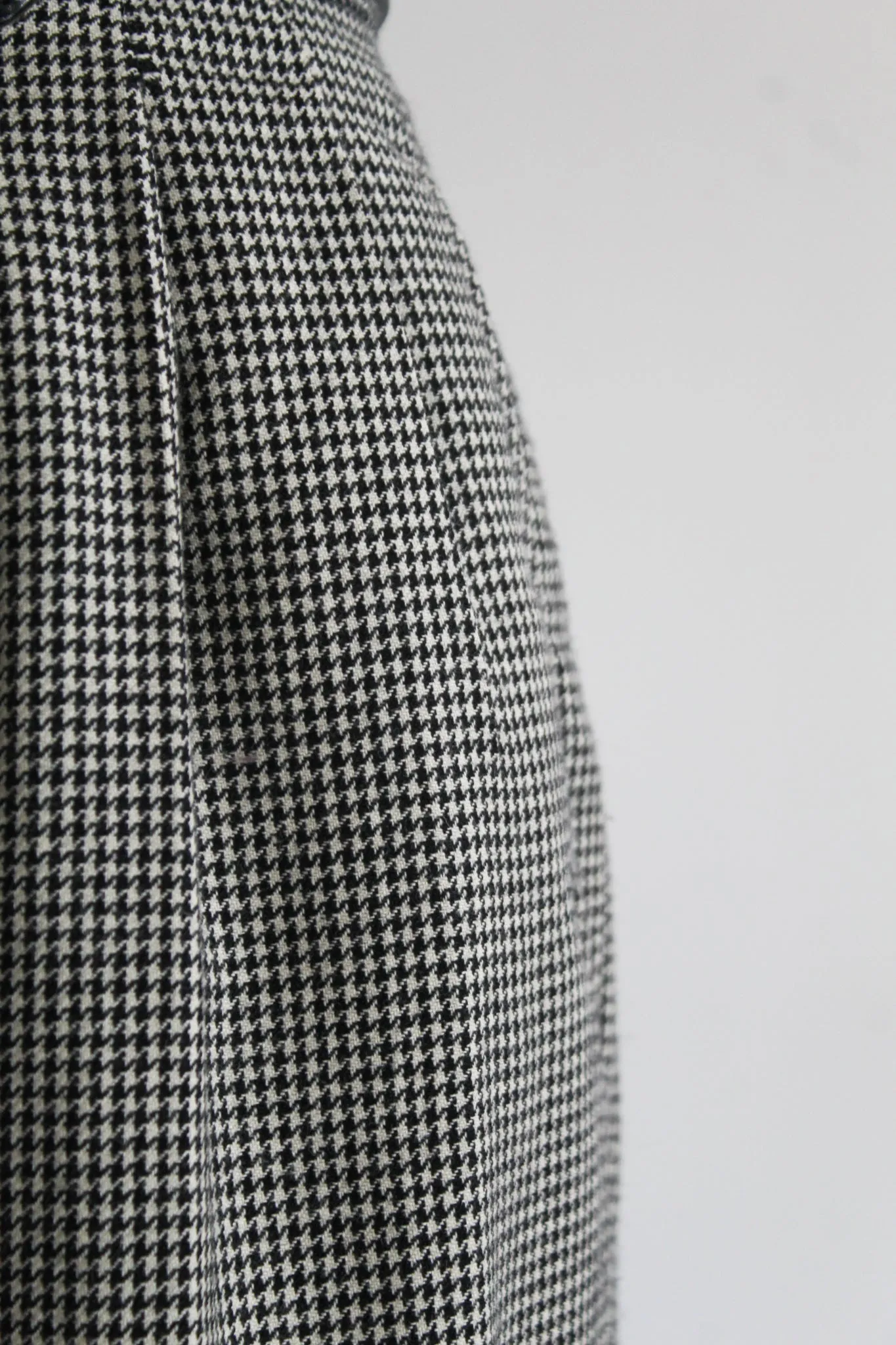 houndstooth wool trousers