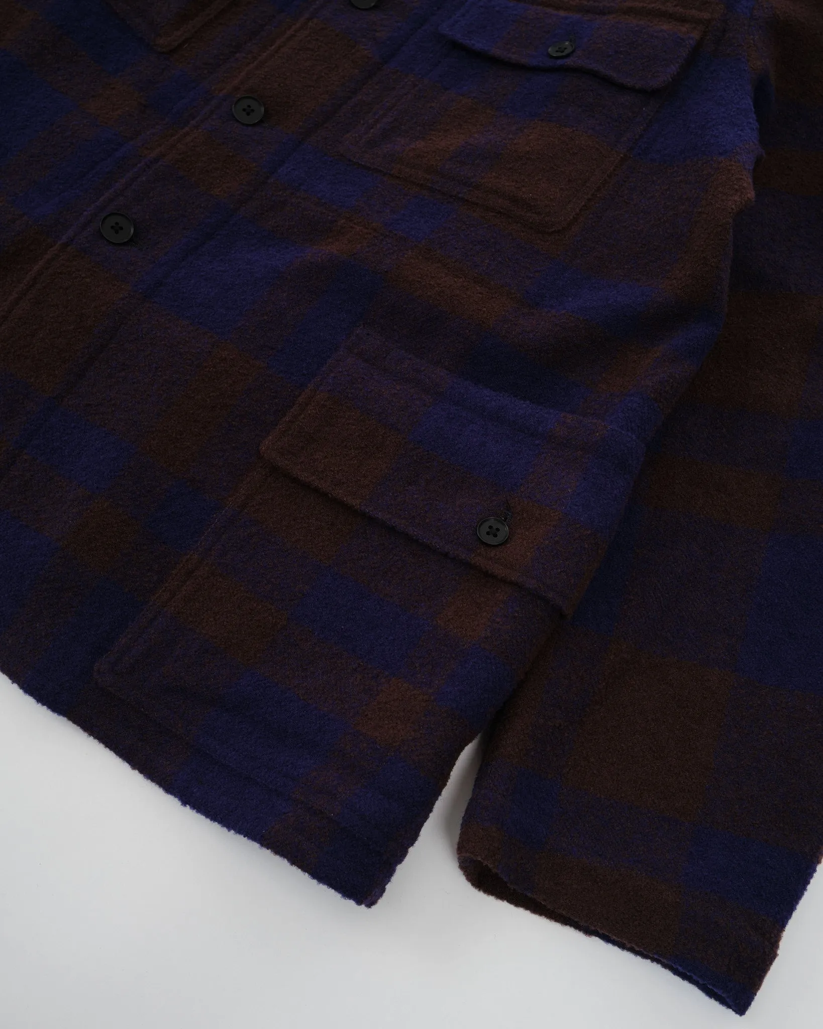 Hunter Jacket Navy/Brown