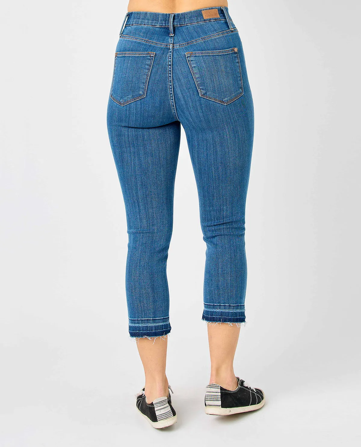 Judy Blue Pull-On Cropped Skinny Jean