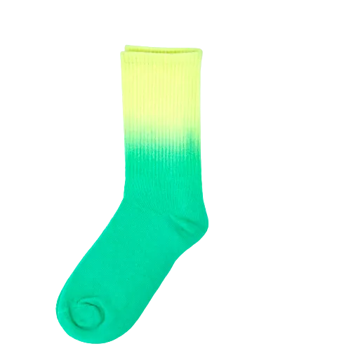 Lemon Mint - Double Tone Socks