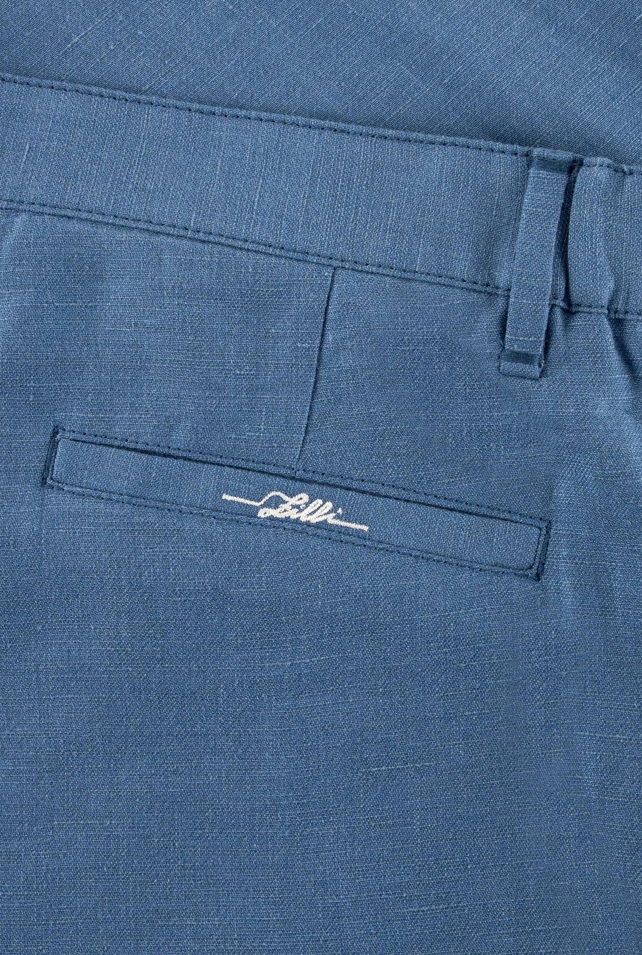 Linen and Silk Slim Fit Pants