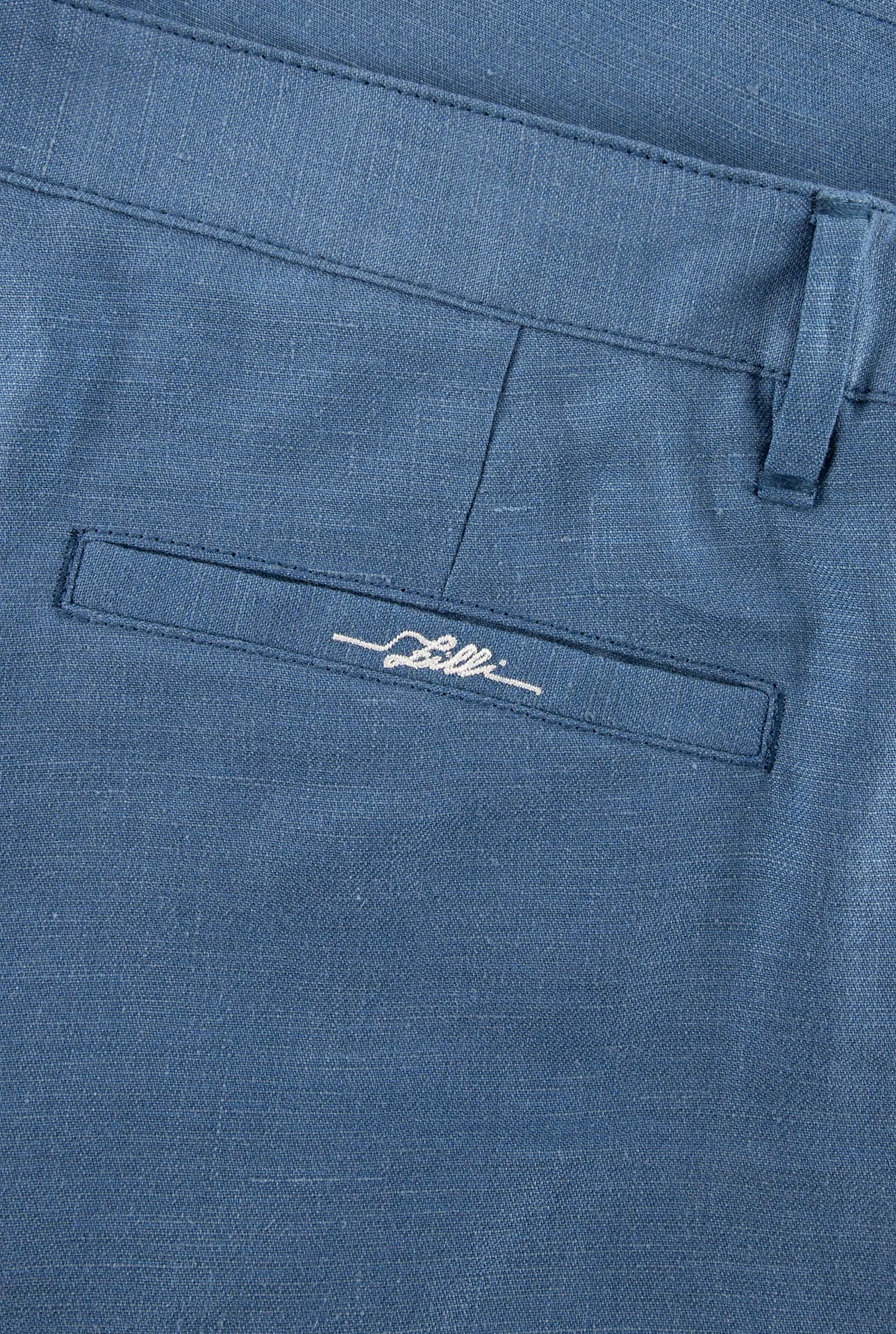 Linen and Silk Slim Fit Shorts