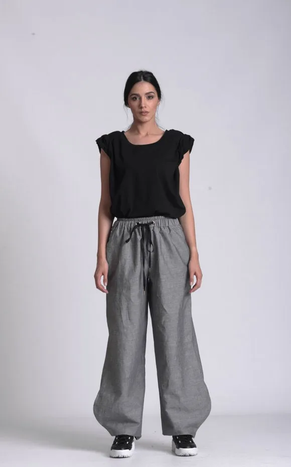 Long Loose Linen Pants