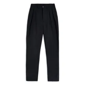 Lucio Herringbone Trouser - Navy