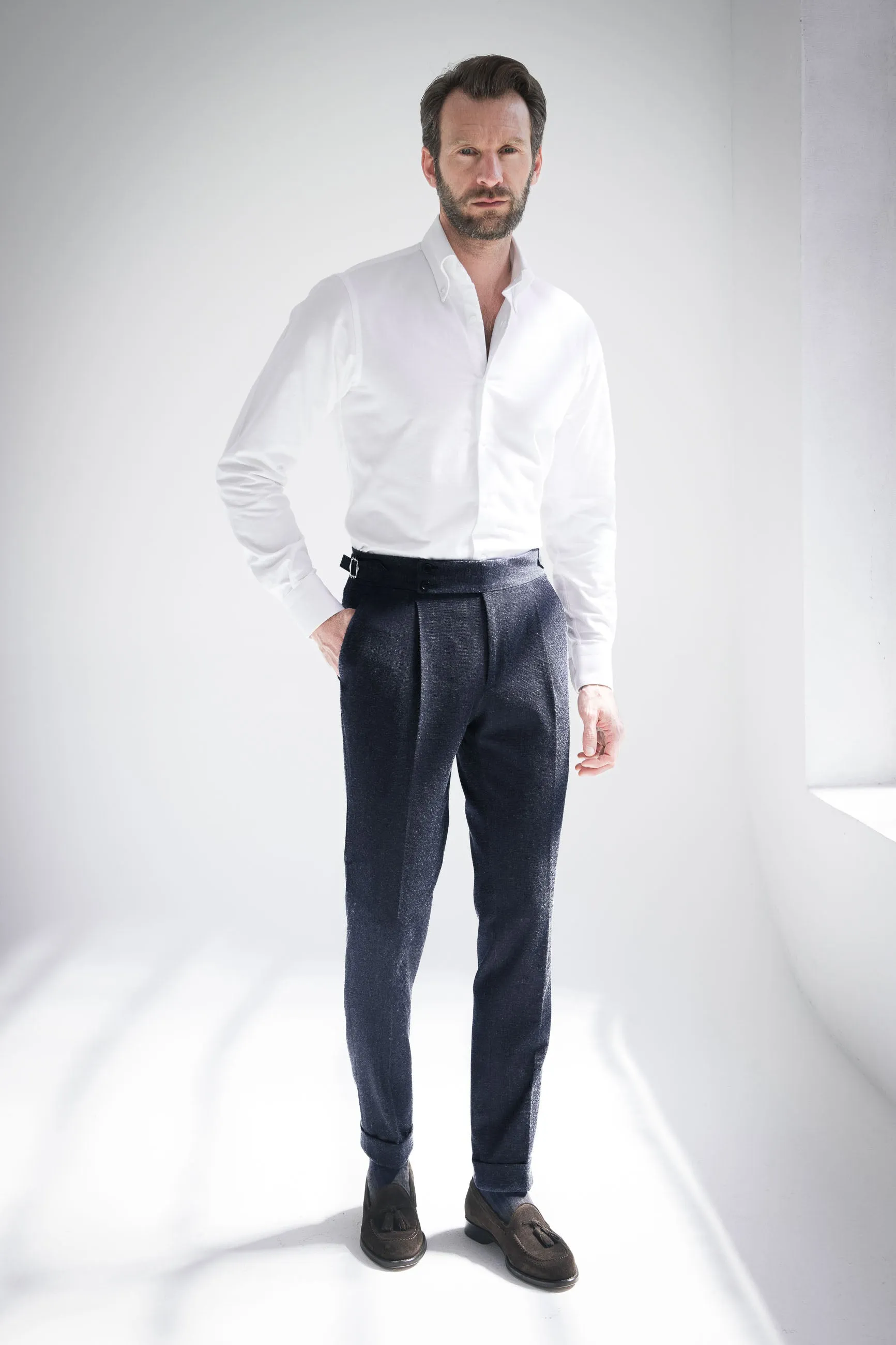 Luxury Denim Trousers "Soragna Collection" – Made in Italy