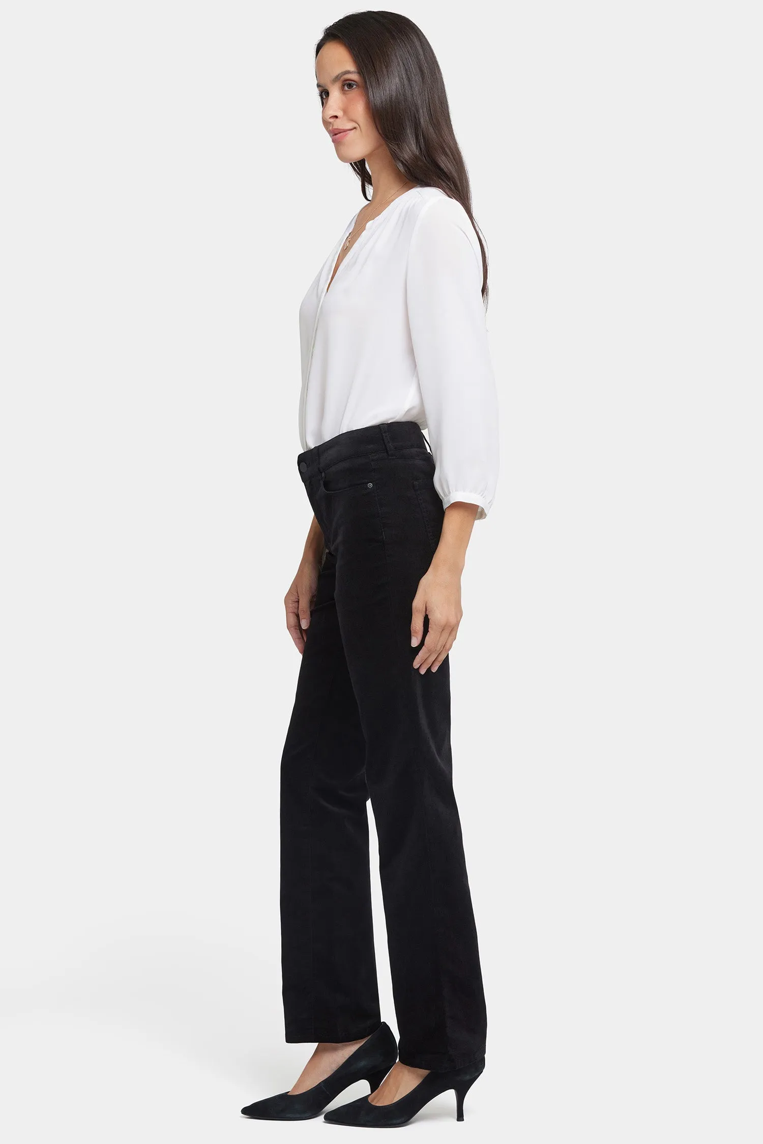 Marilyn Straight Pants - Black