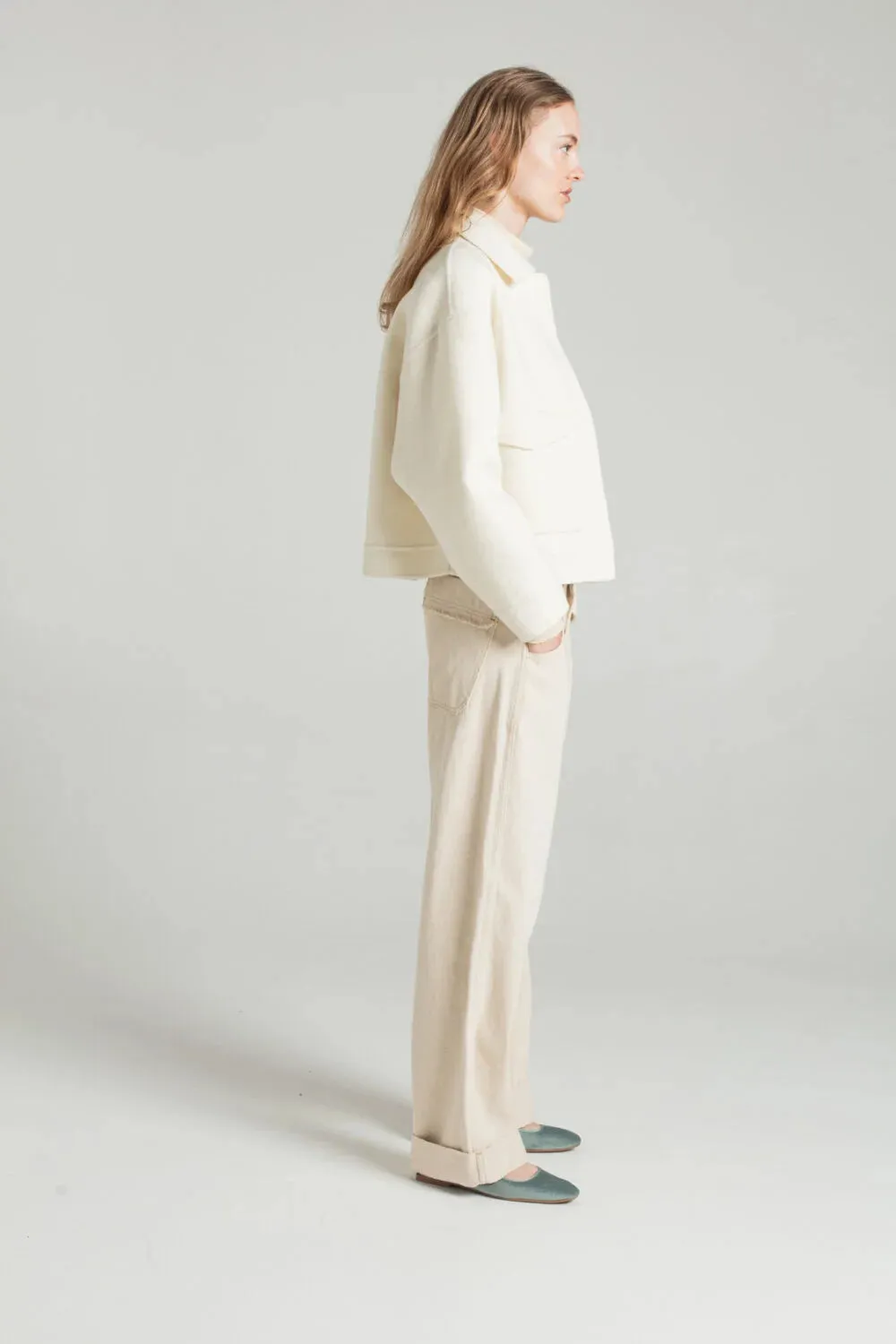 Mathilda Wool Jacket Off White