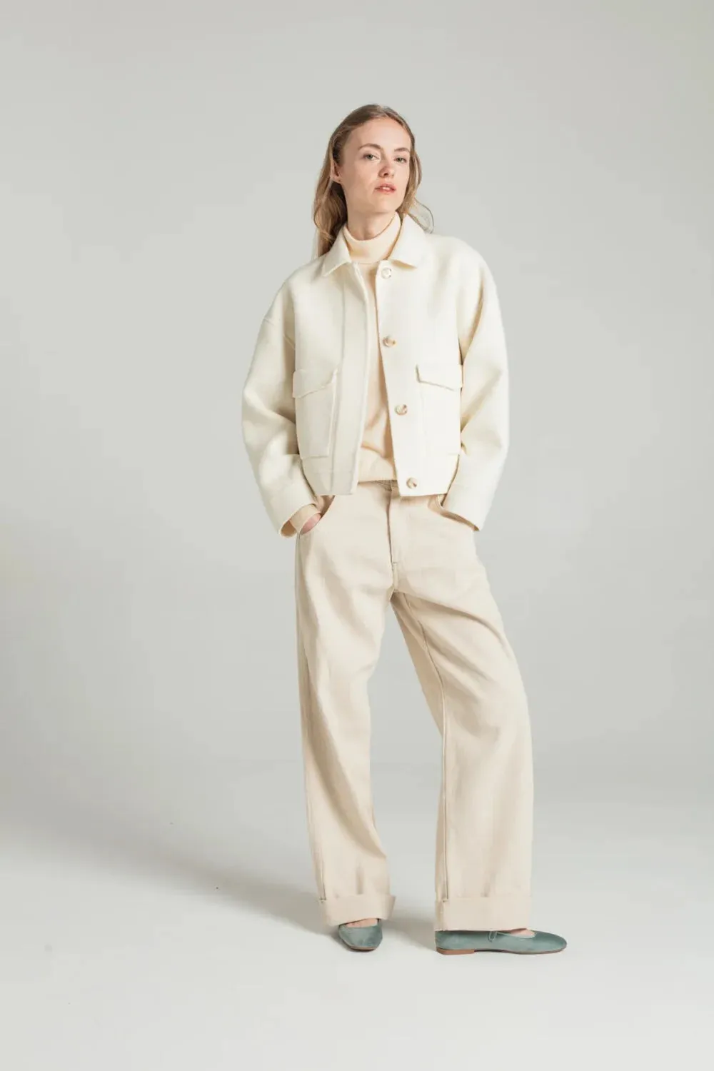 Mathilda Wool Jacket Off White