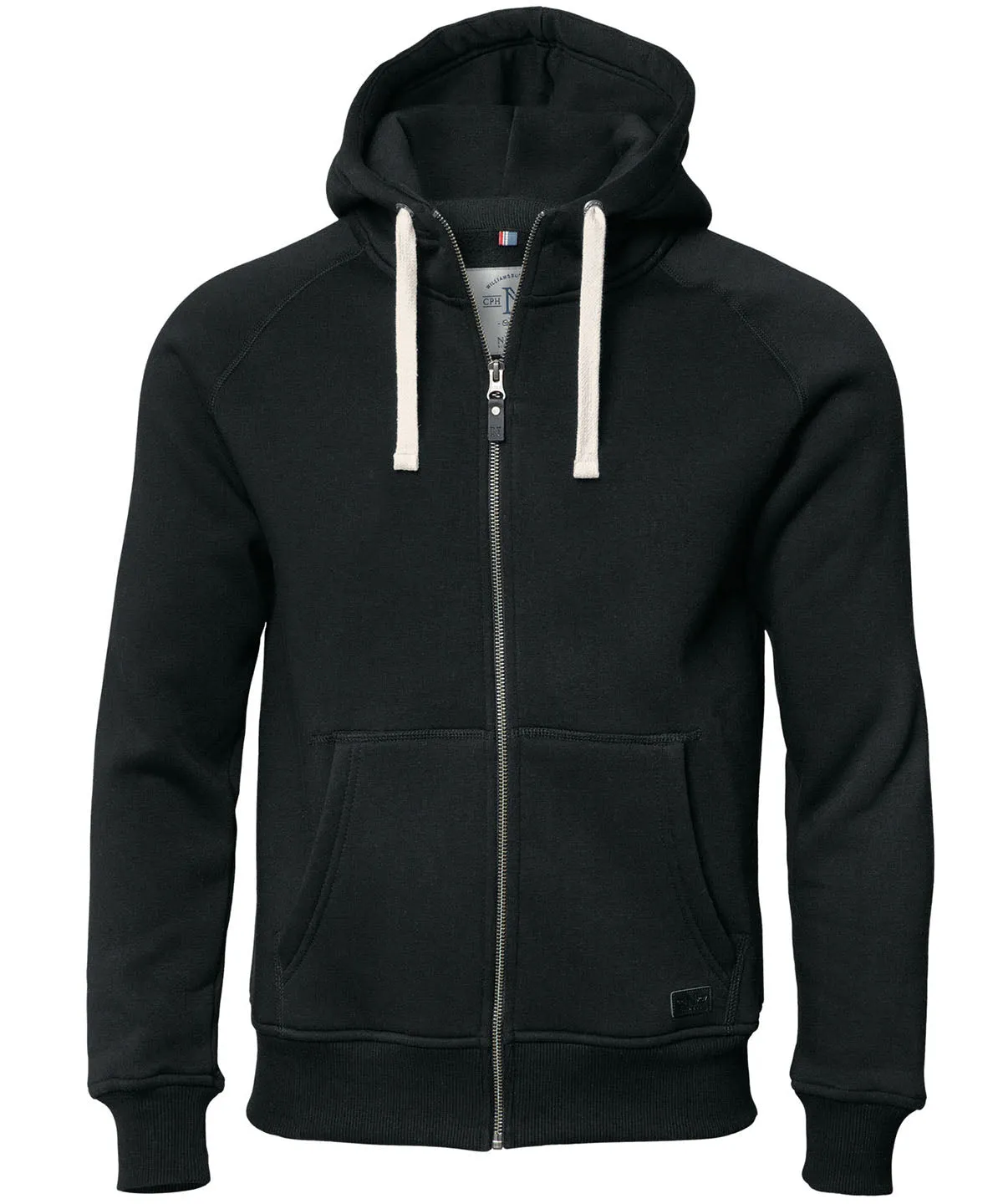 Men's Nimbus Williamsburg Heavyweight 310gsm Full Zip Organic Cotton Hoody {NB55M}