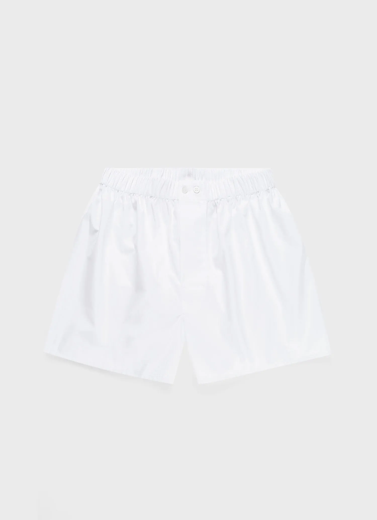 Men's Sea Island Cotton Boxer Short in White