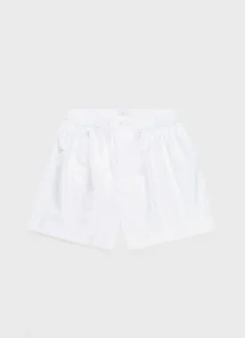 Men's Sea Island Cotton Boxer Short in White