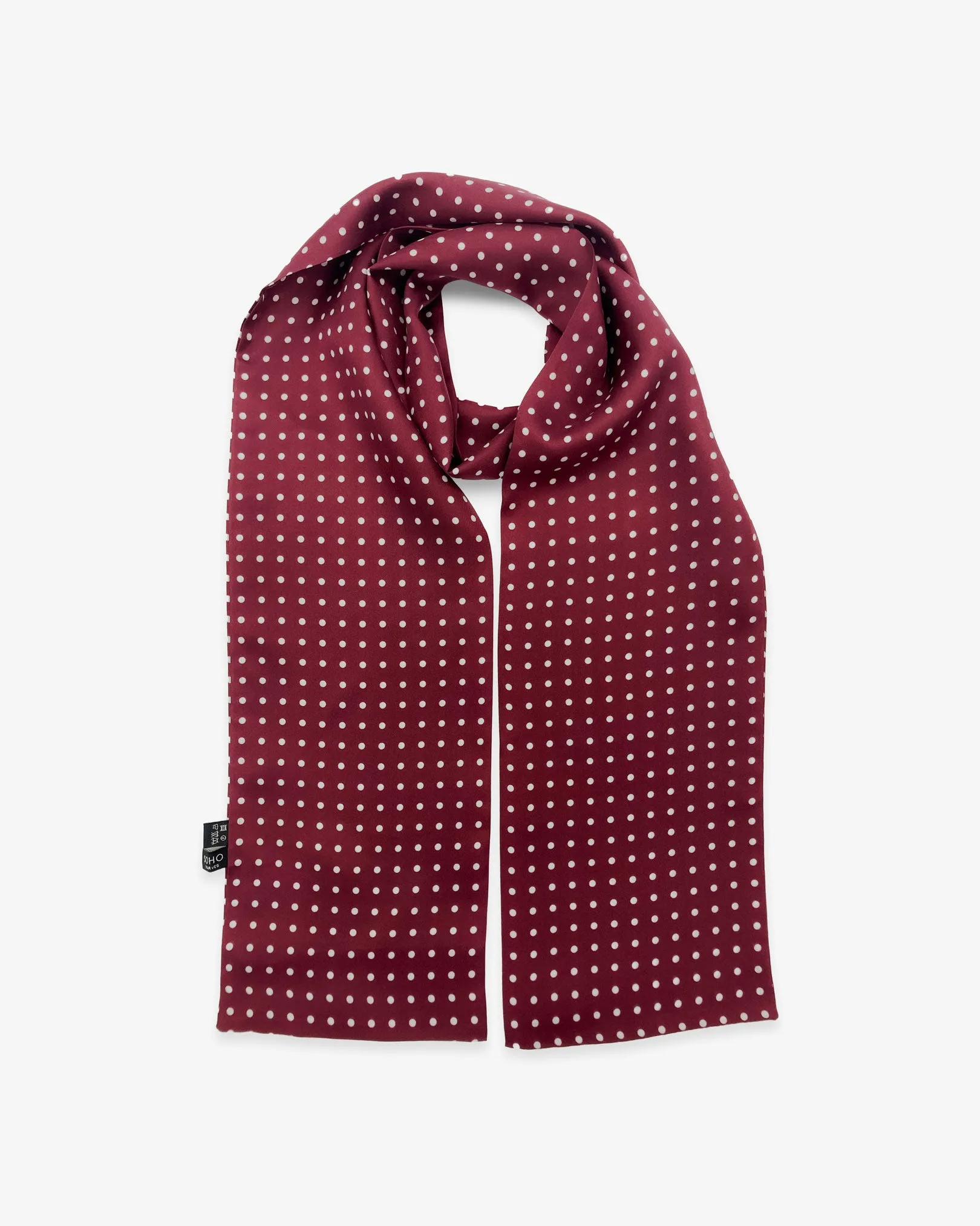 Men's Silk Polka Dot Scarf - The Sapporo