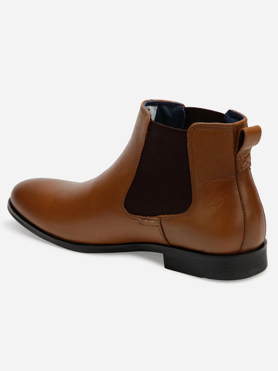 Men's Tan Chelsea  Formal Boot (ID2129)