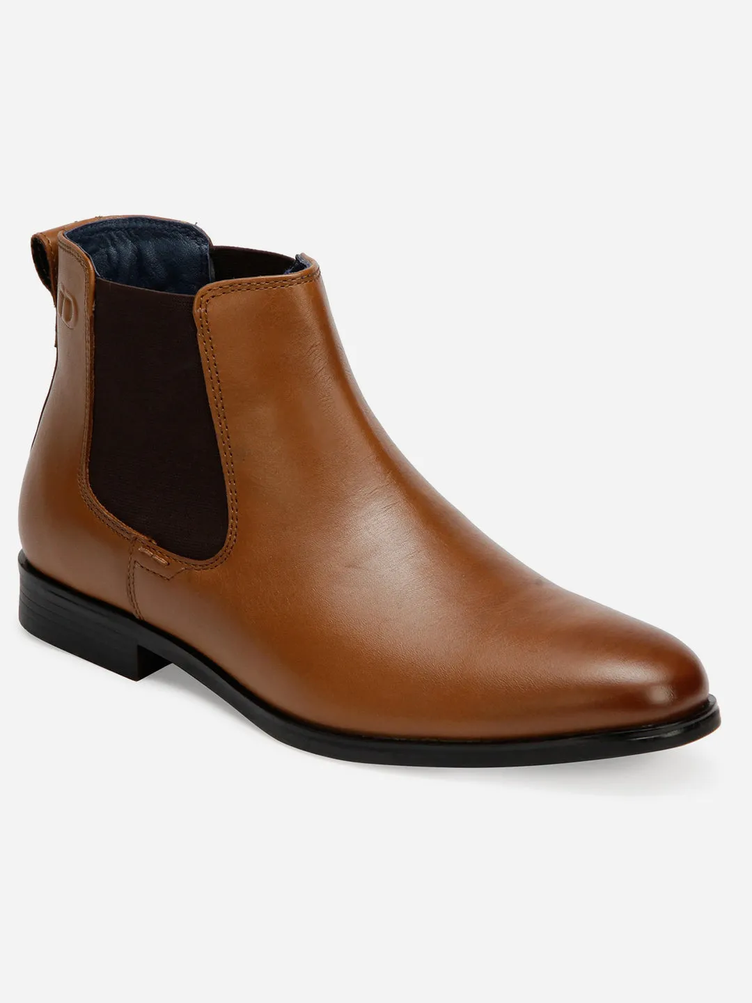 Men's Tan Chelsea  Formal Boot (ID2129)