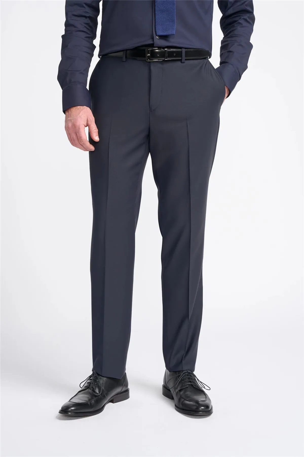 Men's Trousers Dark Navy Formal Suit Pants