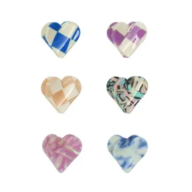 Mini Hair Grips - Hearts