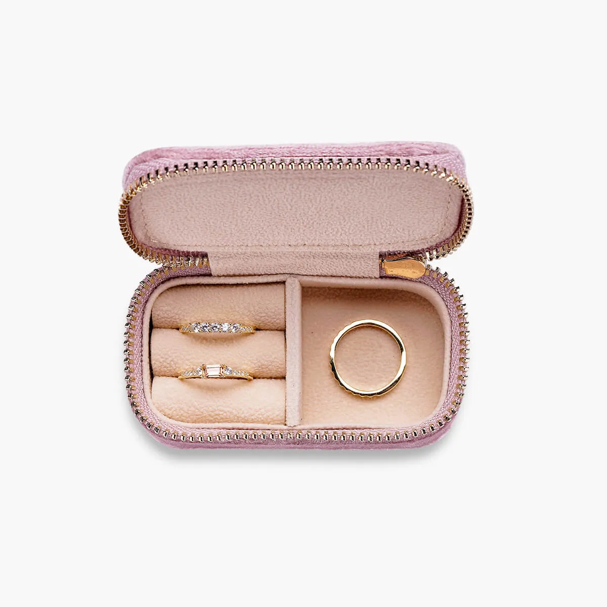 Mini Velvet Jewellery Travel Organiser Case Promo