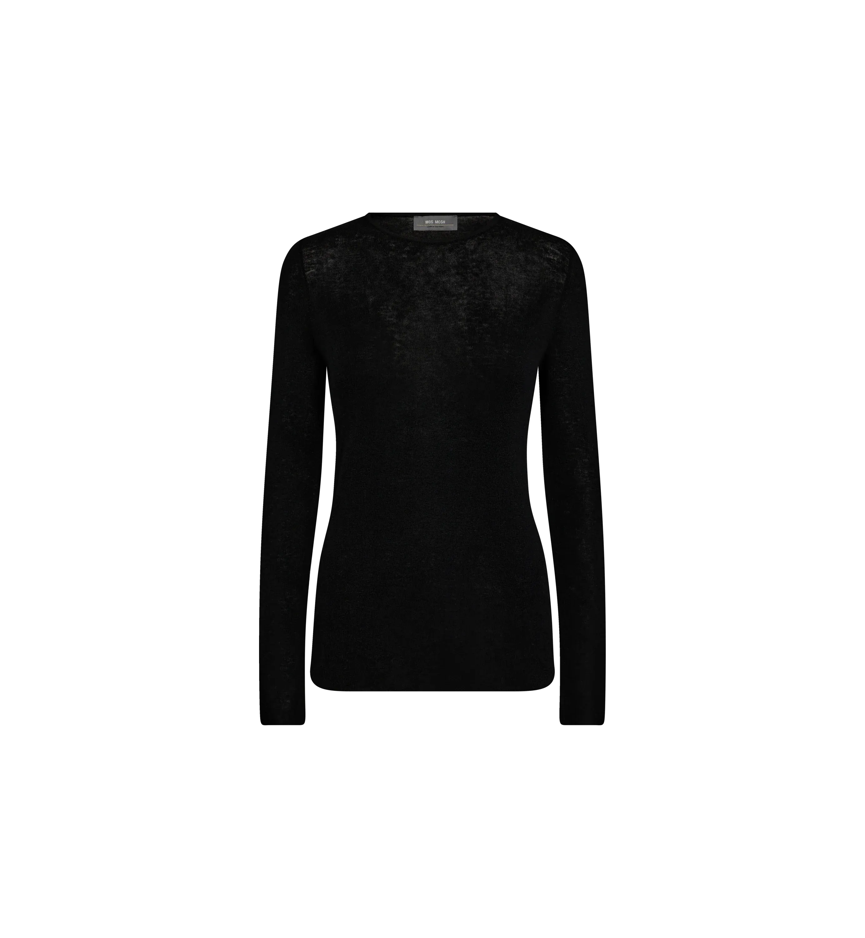 Mos Mosh Bouch O-neck Knit - Black