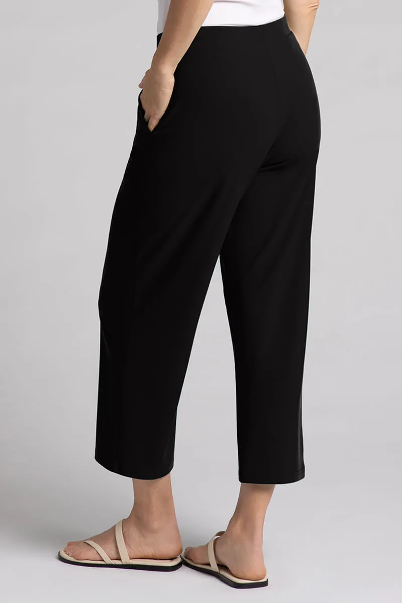 Nu Straight Leg Crop | Black