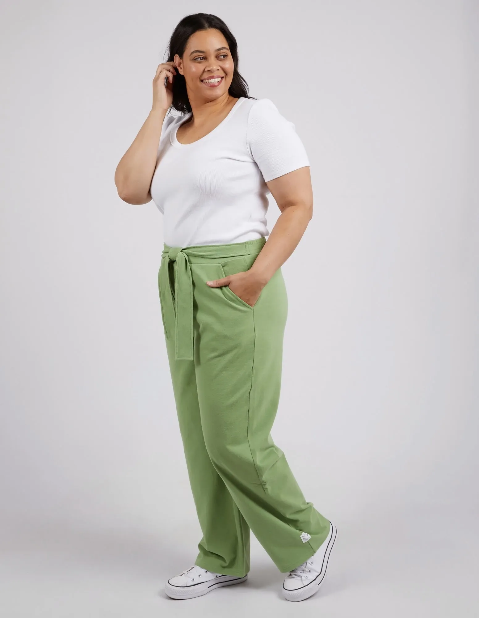 On The Go Pant Jungle Green