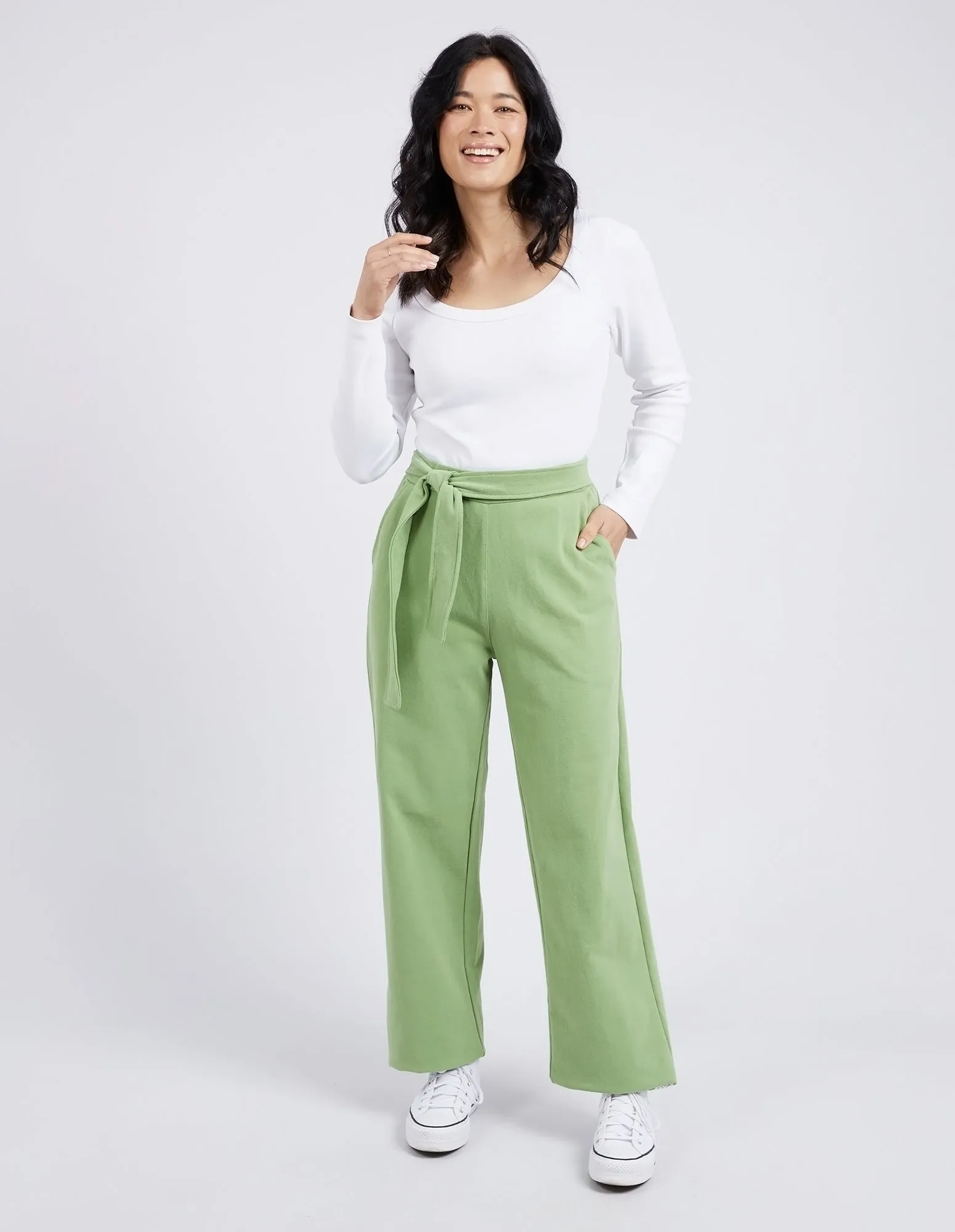 On The Go Pant Jungle Green