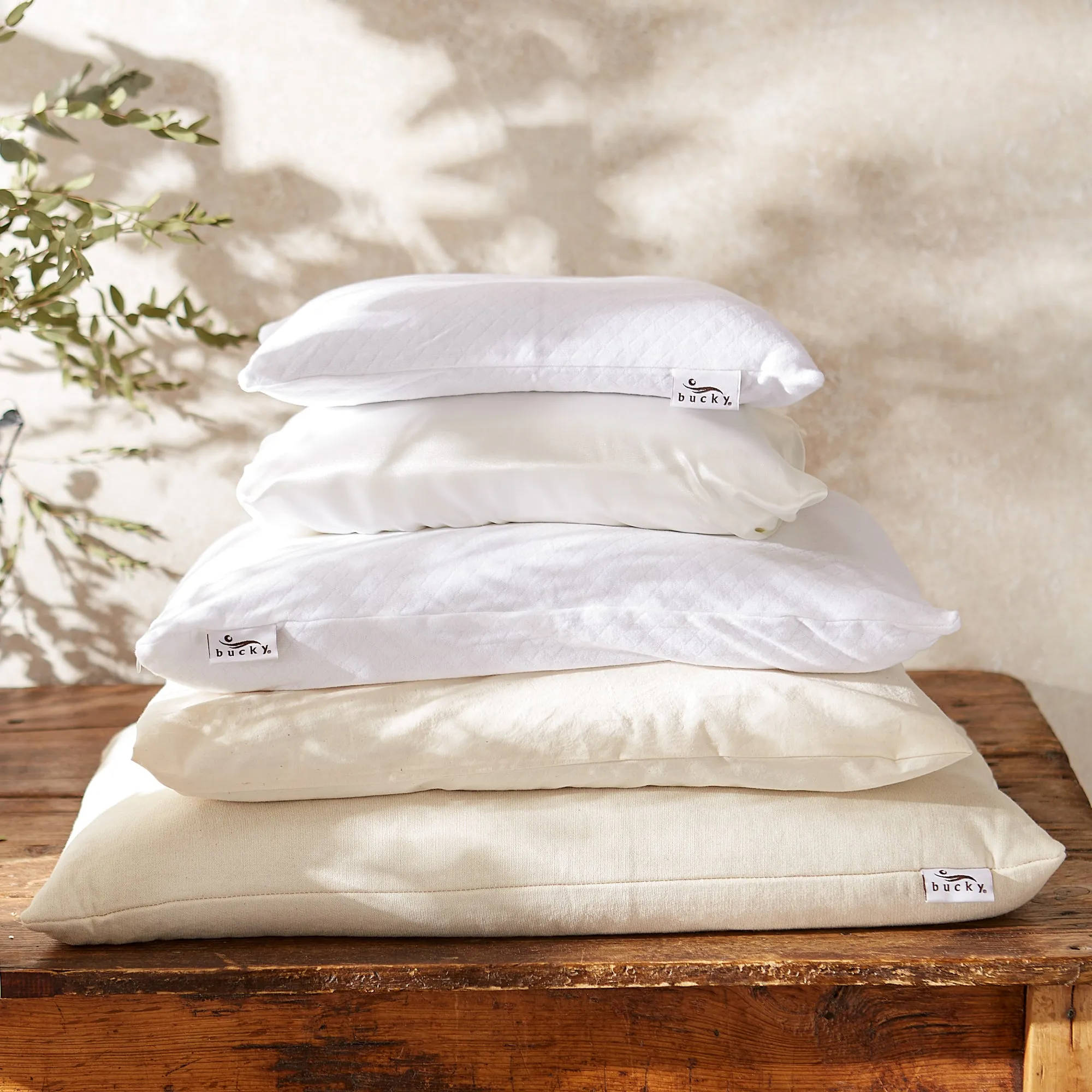 Organic Natural Cotton Buckwheat Bed Pillow