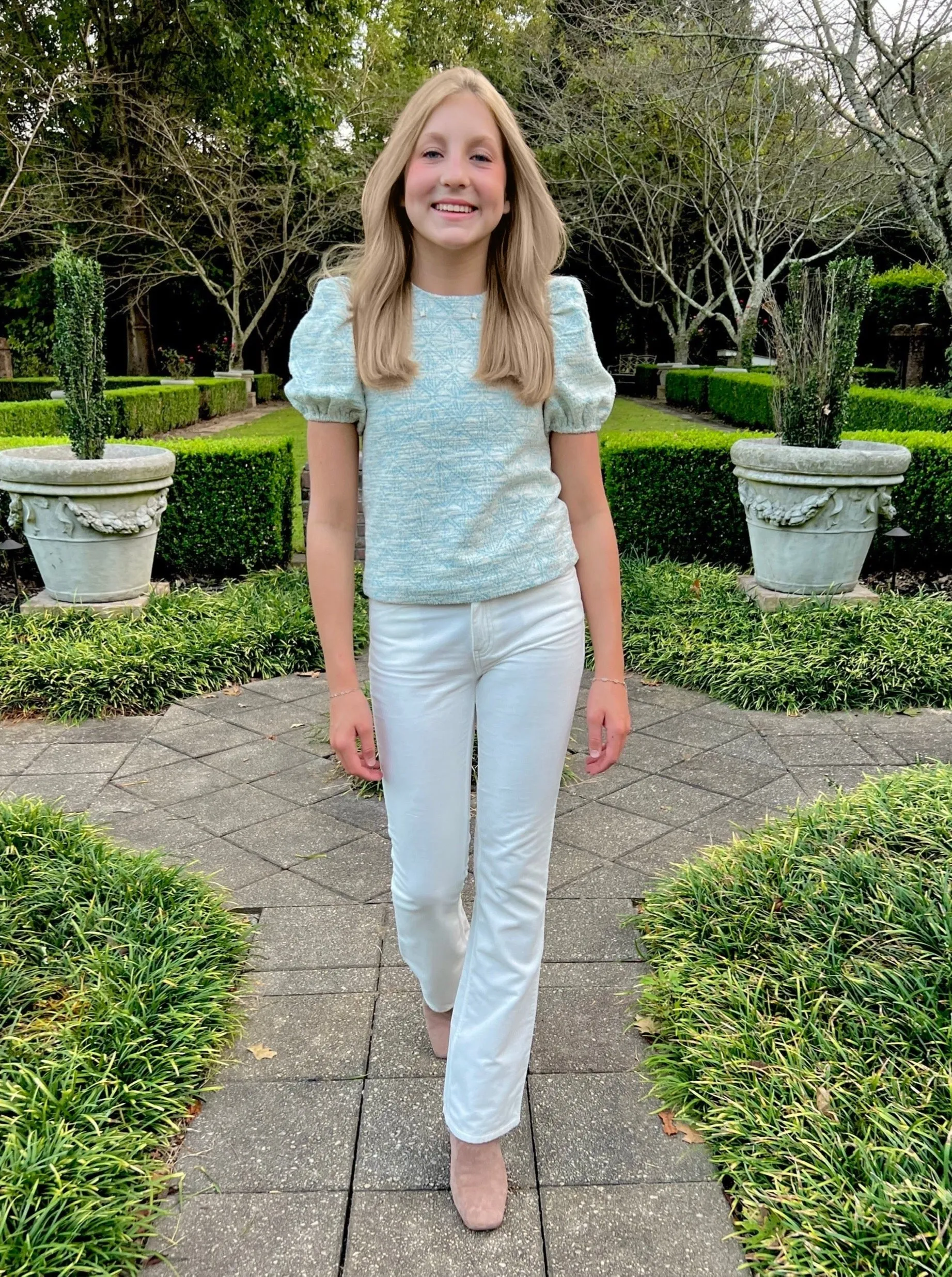 Palmetto Pearl Pants- Carolina Cotton Velvet