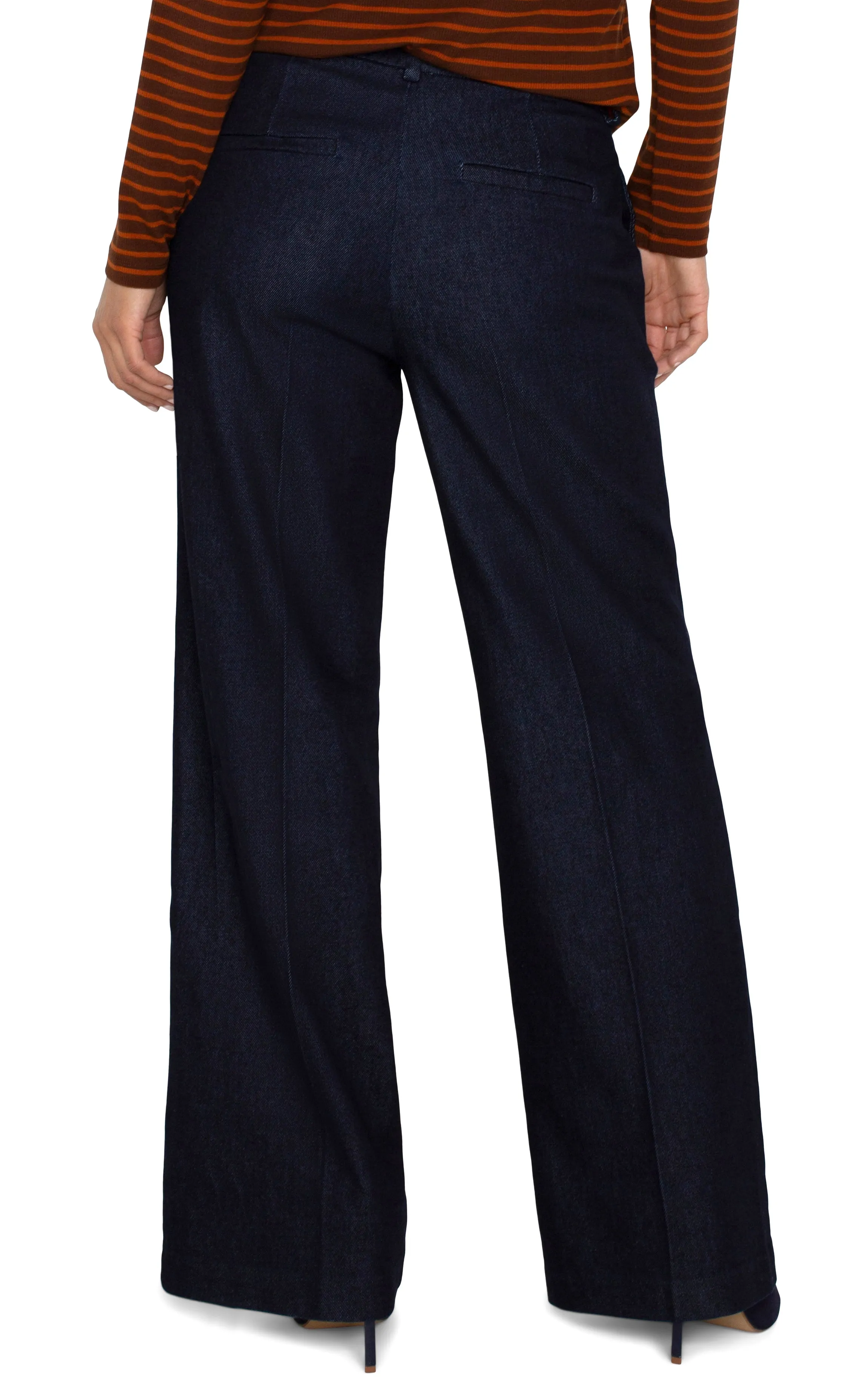 PETITE KELSEY WIDE LEG TROUSER