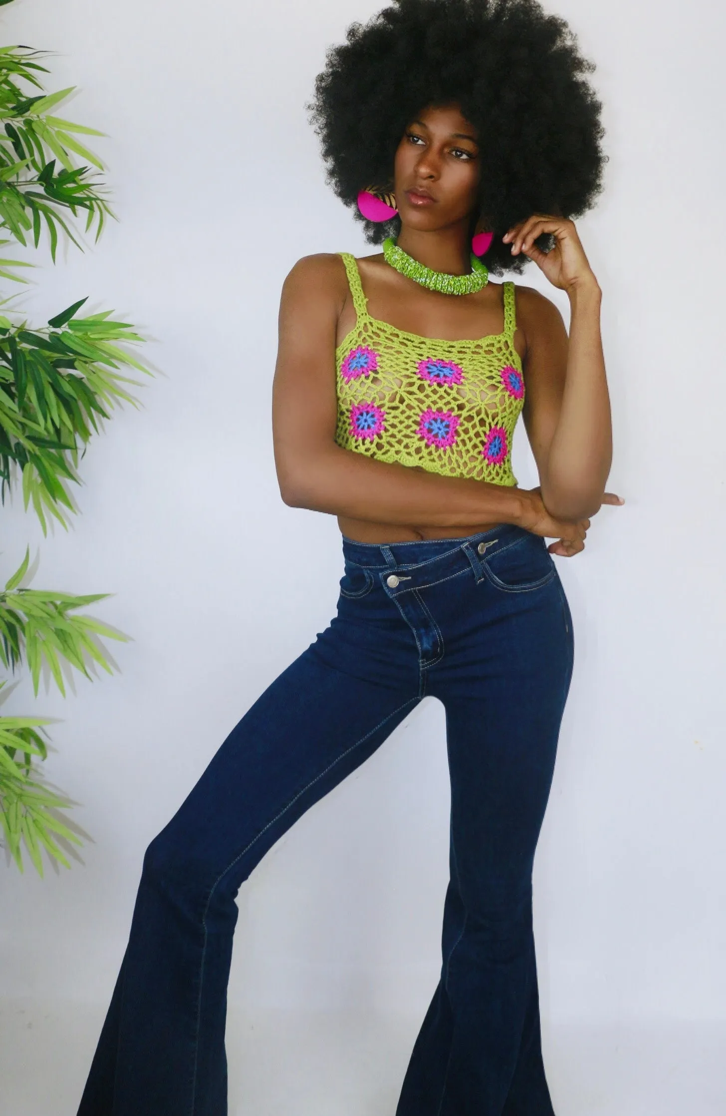 Phoebe FestivalCrochet Crop