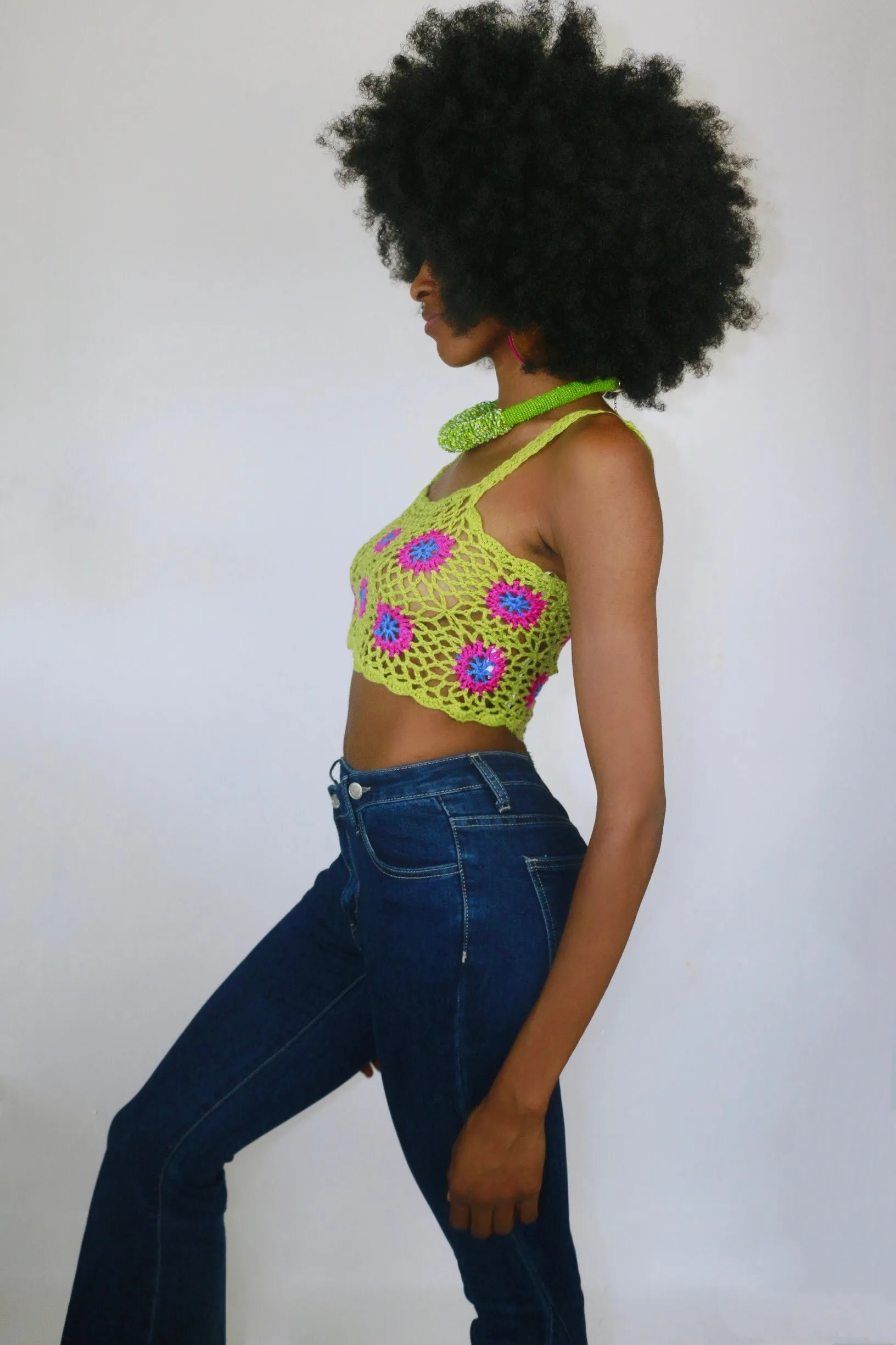 Phoebe FestivalCrochet Crop