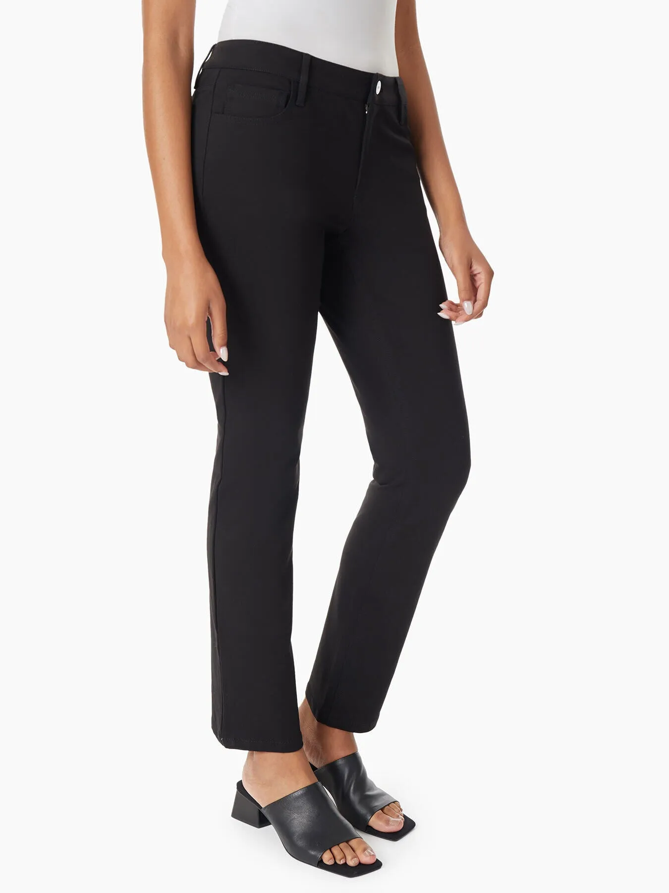 Plus Size Lexington Modern Compression Straight Leg Pants