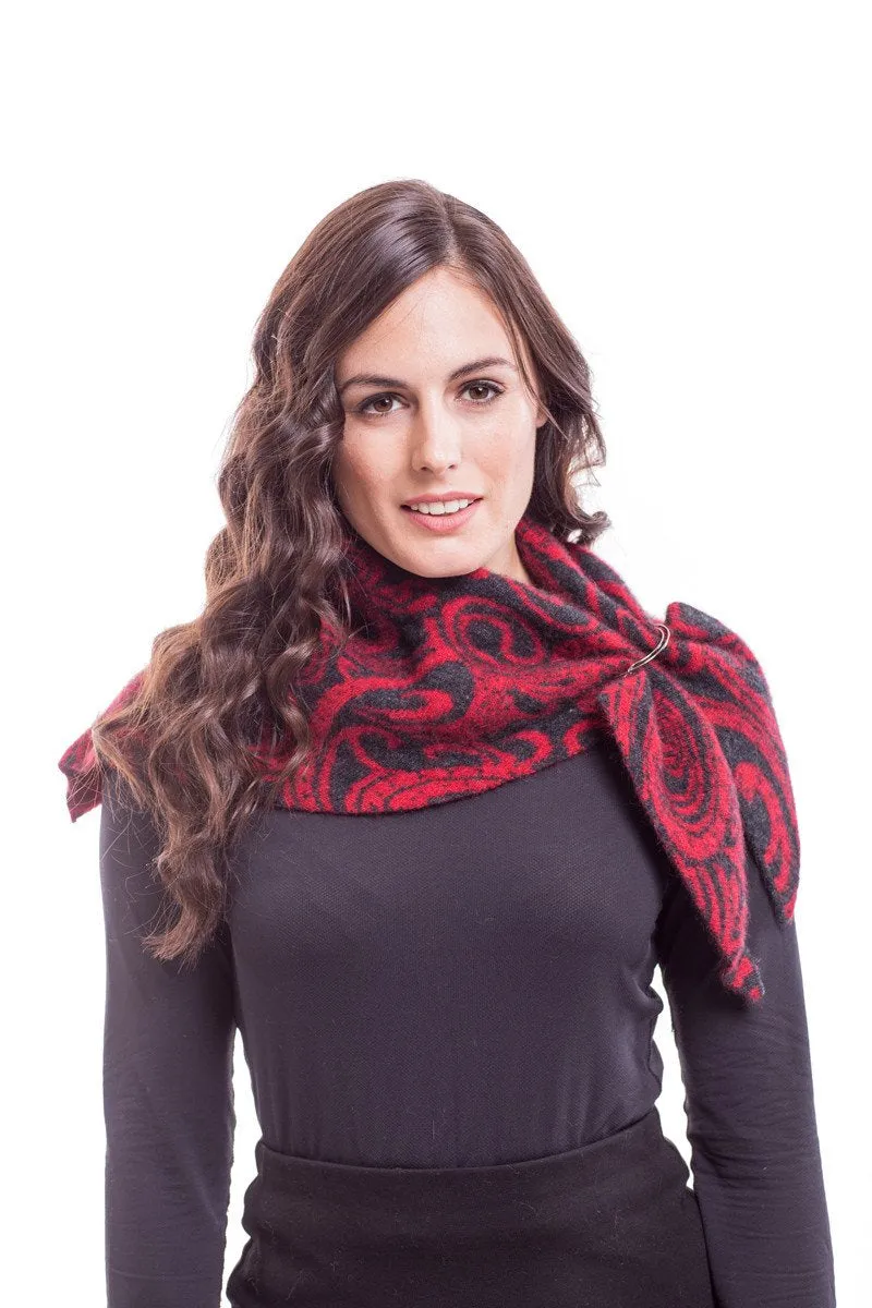 Possum Merino Paisley Neck Scarf