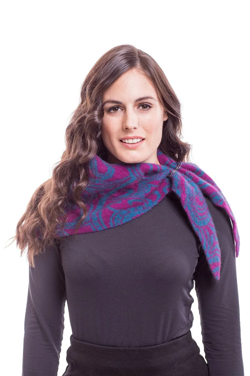 Possum Merino Paisley Neck Scarf