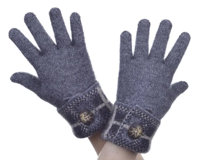 Possum Merino Tartan Glove