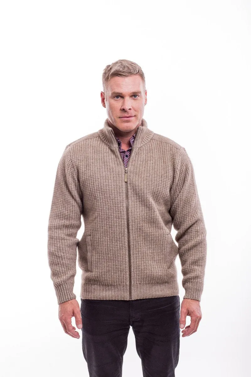 Possum Merino Zip Jacket with Pocket