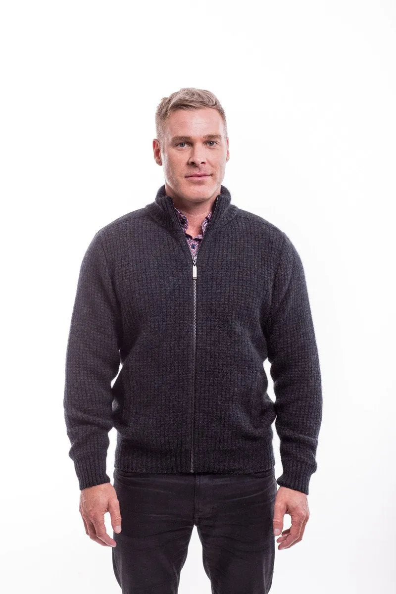 Possum Merino Zip Jacket with Pocket