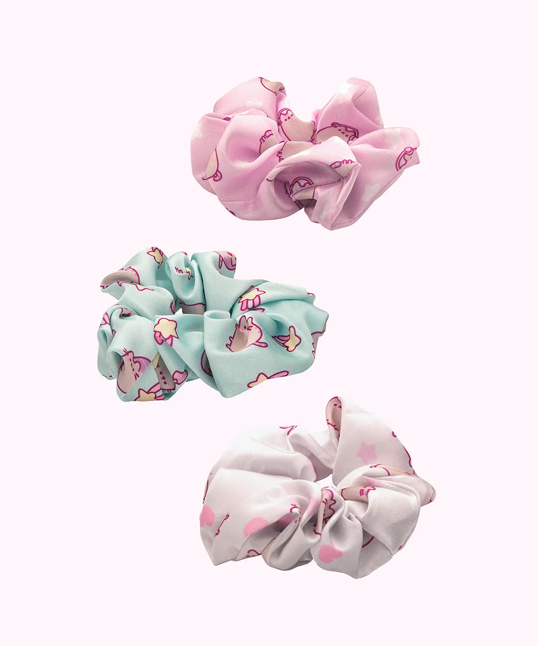 Pusheen 3-Pack Hair Scrunchies