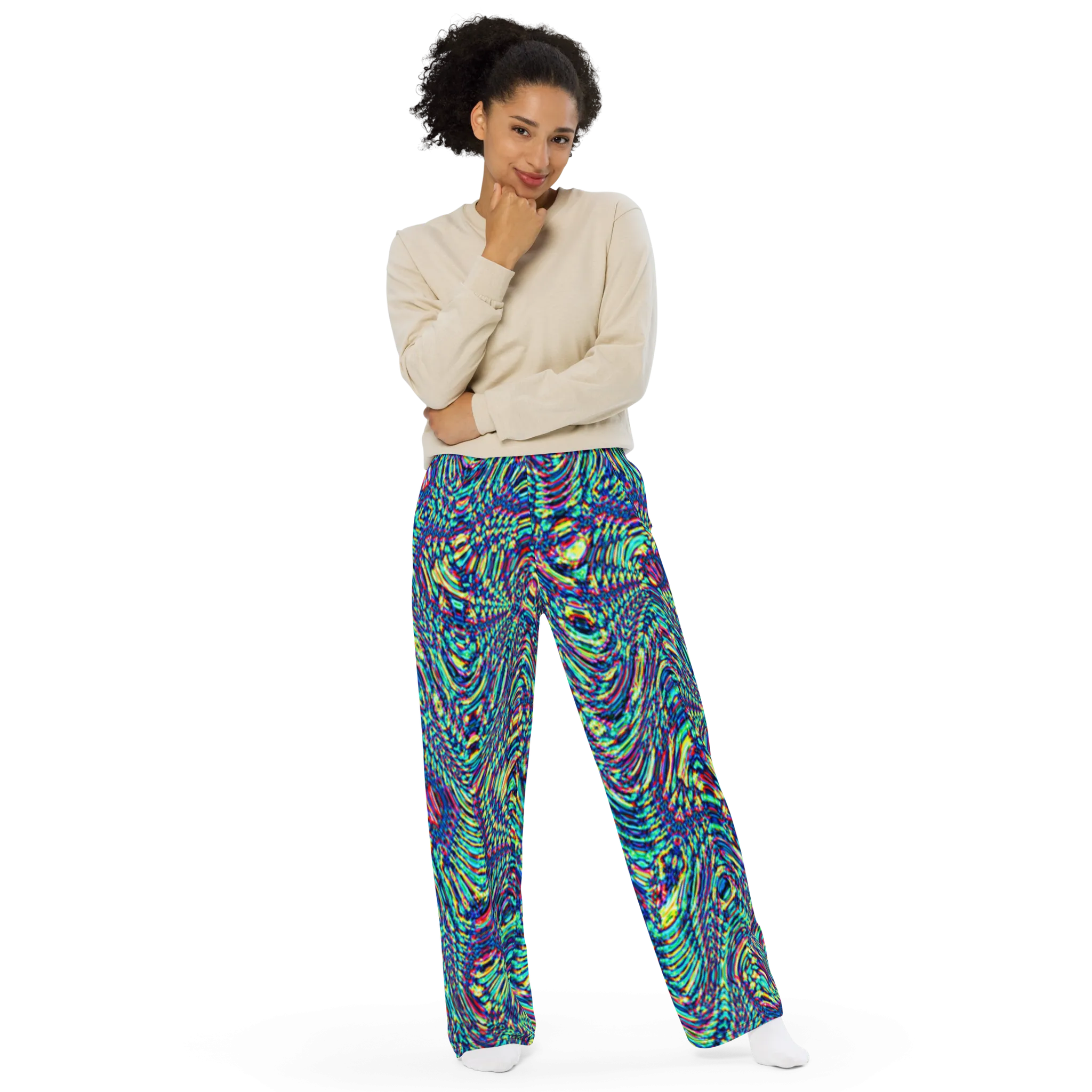 Recursia Alchemical Vision I Women's Wide Leg Pants