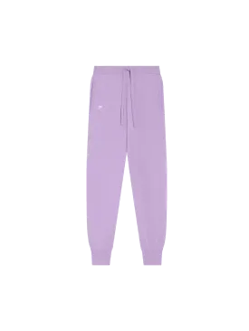 Recycled Cashmere Track Pants—orchid purple