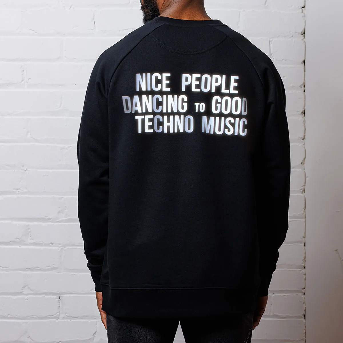 Reflective Peoples Techno - Sweatshirt - Black